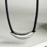 Punk Geometry Clavicle Necklace Elastic Rope Choker Women's Jewelry