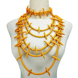 Multicolor Choker Necklaces Rubber Jewelry Women Pendant Necklace
