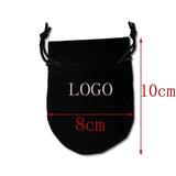 10PCS Flannel Bag Pouch Jewelry Organizer