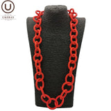 Geometric Rubber Choker Necklace for Women