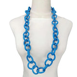 Geometric Rubber Choker Necklace for Women
