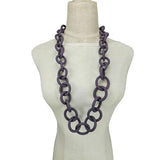 Geometric Rubber Choker Necklace for Women