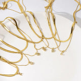 A-Z Tiny Women Initial Necklace, Small Letter Choker,Gold Collar Pendant