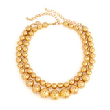 Bohemian Double Layer Bead Chain Necklace for Women