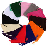 25pcs Colorful Velvet Pouches Jewelry Drawstring Gift Bags