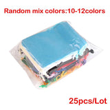 25pcs Colorful Velvet Pouches Jewelry Drawstring Gift Bags
