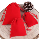 25pcs Colorful Velvet Pouches Jewelry Drawstring Gift Bags