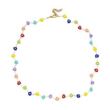 Bohemia Colorful Seed Beads Necklace Flower Jewelry