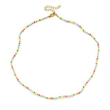 Bohemia Colorful Seed Beads Necklace Flower Jewelry