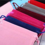 20Pcs Velvet Drawstring Bags Jewelry Gift Wedding Packaging Pouches