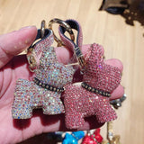 Doll Circle Backpack Keychain Pendant