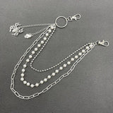 Punk Pants Chain Keychains for Men Women Jean Trouser Biker Chains