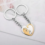 Avocado Strawberry Heart Magnetic Keychain Alloy Handbag Pendant