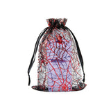 50pcs 10x15cm Organza Halloween Gift Bag With Drawstring Christmas Gift Bag