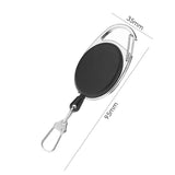 Fly Fishing Retractor Tool Extractor Keeper Key Chain Rings