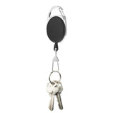 5pcs Elastic Key Chain Fly Fishing Retractor Tools Key Rings