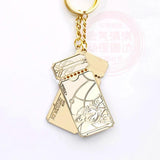 Honkai:Star Rail Cosplay Props Train Ticket Keychains Set