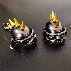 PUBG Spiked Helmet Keychain 3D Open Armor Level 3 Helmet Keyring