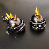 PUBG Spiked Helmet Keychain 3D Open Armor Level 3 Helmet Keyring