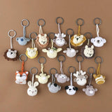 Cotton Animal Dolls Toy Keychain for Boys