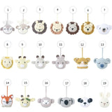 Cotton Animal Dolls Toy Keychain for Boys