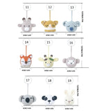 Cotton Animal Dolls Toy Keychain for Boys