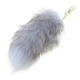 Foxes Tail Tassels Keychain Hanging Ornaments Charm Keyring Bag Pendant