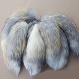 Foxes Tail Tassels Keychain Hanging Ornaments Charm Keyring Bag Pendant