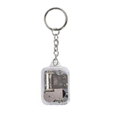Mechanical Metal Music Box Clockwork Keychain