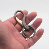 Classic Keychain Durable Men Car Key Chains Buckle Jewelry Key Ring Holder Gift