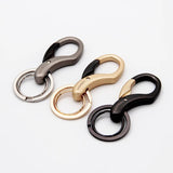 Classic Keychain Durable Men Car Key Chains Buckle Jewelry Key Ring Holder Gift