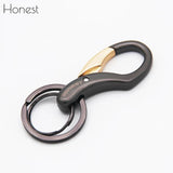 Classic Keychain Durable Men Car Key Chains Buckle Jewelry Key Ring Holder Gift