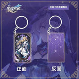 Honkai:Star Rail Tarot Card Keychain - Bag Pendant Accessories