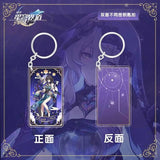 Honkai:Star Rail Tarot Card Keychain - Bag Pendant Accessories