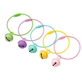 10 Pcs Metal Jingle Bells DIY Keychain Accessories Round Keyring