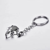 Fish Cremation Urn Keychain Keepsake Stainless Steel Memorial Ashes Keyring