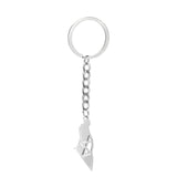 Stainless Steel Star of David Keychain Necklace