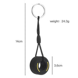 F1 Racing Tyre Keychain Car Wheel Hub Mini Tyre Backpack Pendant Keyring