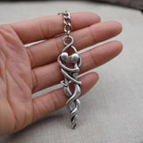 Romantic Embrace Keychain Lovers Hug Pendant Jewelry Gift