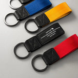 Colorful Hand Woven Car Keychain with Soft Leather - Gift for Friends