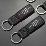 Colorful Hand Woven Car Keychain with Soft Leather - Gift for Friends