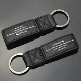 Colorful Hand Woven Car Keychain with Soft Leather - Gift for Friends