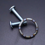 Titanium Alloy Key Ring for Men Women Car Key Hang Buckle