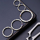Titanium Alloy Key Ring for Men Women Car Key Hang Buckle