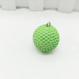 Golf Ball DIY Keychain Pendant Accessories Earrings Necklace Pendant