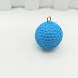 Golf Ball DIY Keychain Pendant Accessories Earrings Necklace Pendant