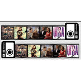 Multi-Photo Key Rings Keychains Camera Heat Transfer Film Roll Keychain