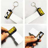 Multi-Photo Key Rings Keychains Camera Heat Transfer Film Roll Keychain