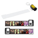 Multi-Photo Key Rings Keychains Camera Heat Transfer Film Roll Keychain