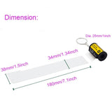 Multi-Photo Key Rings Keychains Camera Heat Transfer Film Roll Keychain